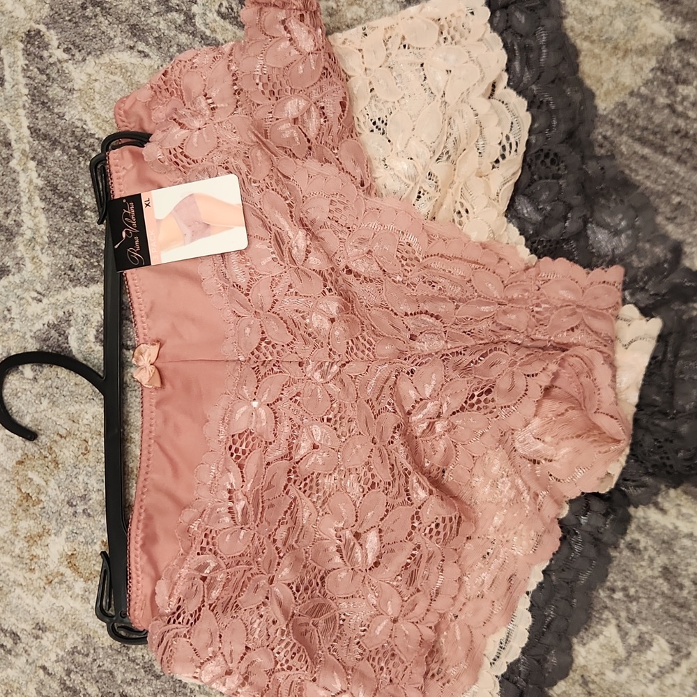 Prima Valentina Lace Boyshorts 3 Pack NwT